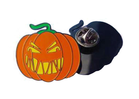 الصين بطاطس المقبض المخصصة الدبوسات الحمراء ، الكركند الكوميديا هالوين الشارة المسمر المعدن رمز المزود