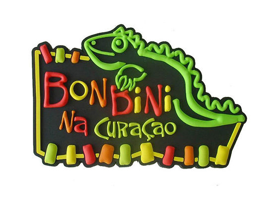 الحيوانات 3d الحافظة المغناطيسات المطاطية الثلاجة واحد أو مزدوج الجانب المزود