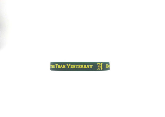 أساور رياضية مخصصة من السيليكون 210 ملم × 17 ملم × 2 ملم مقاومة للماء و مقاومة للعرق المزود