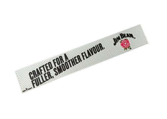 أسود وأبيض رقيقة PVC بار مات كاونتر باد البلاستيك المطاط طاولة مضاجع المزود