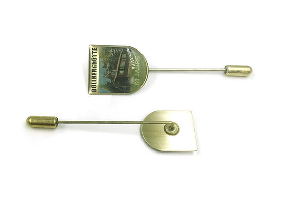 هدايا المعدنية الفاخرة المسمار المعدني الدبوسات المخصصة الحجم / اللون للنساء الرجال المزود