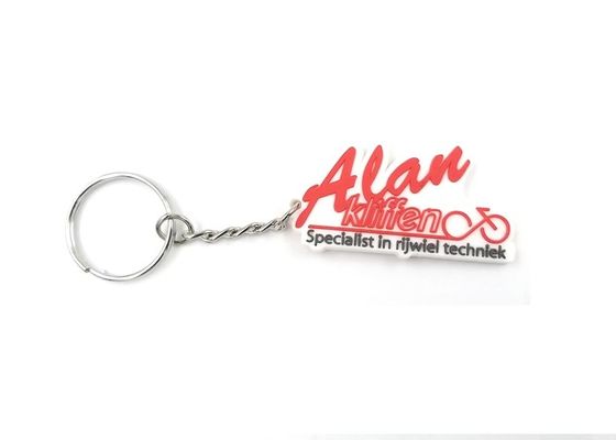 2D 3D PVC ملونة مطبوعة خصيصا مفاتيح غير منتظمة / مستطيلة الشكل مع شعار مخصص المزود