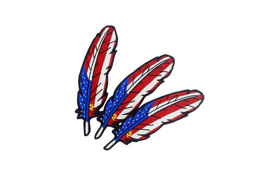 شكل الورقة الخياطة المخصصة المطرزة على الرقائق لأحداث التذكير المزود