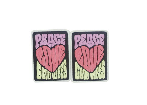 الشعارات المطرزة من الحديد ، الشكل المربع الشعارات المطرزة المخصصة المزود