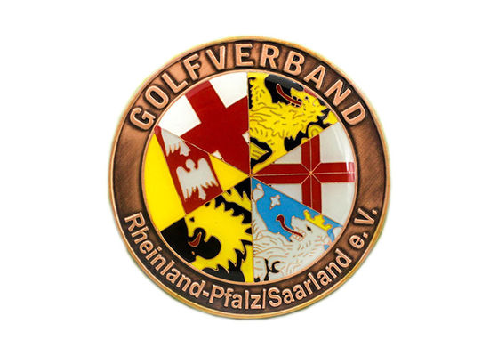 تذكارات ماراثون الذهبية المعدنية / جائزة الرياضة 3D التصميم الميدالية الفضية القديمة المزود