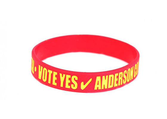 هدية المهرجان أساور سليكونية محمولة غير مزعجة المزود