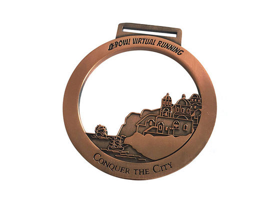 الشكل المخصص المصفوف بالذهب ثلاثي الأبعاد الفارغ ميداليات الجائزة سمك 0.5 ~ 3.0mm المزود