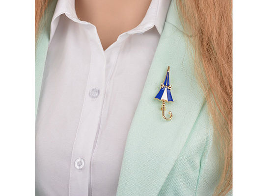 نساء مخصصة المينا اللابيل الدبابيس الملابس الفاخرة البروتشات المعدنية مواد سبيكة الألومنيوم المزود